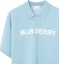 Cheap Burberry SS23 Camiseta Polo Azul Claro con Logo de Letras. 80655711