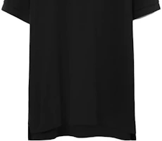 Sizing Burberry SS23 徽標馬術騎士短袖POLO襯衫 - 黑色 80706821