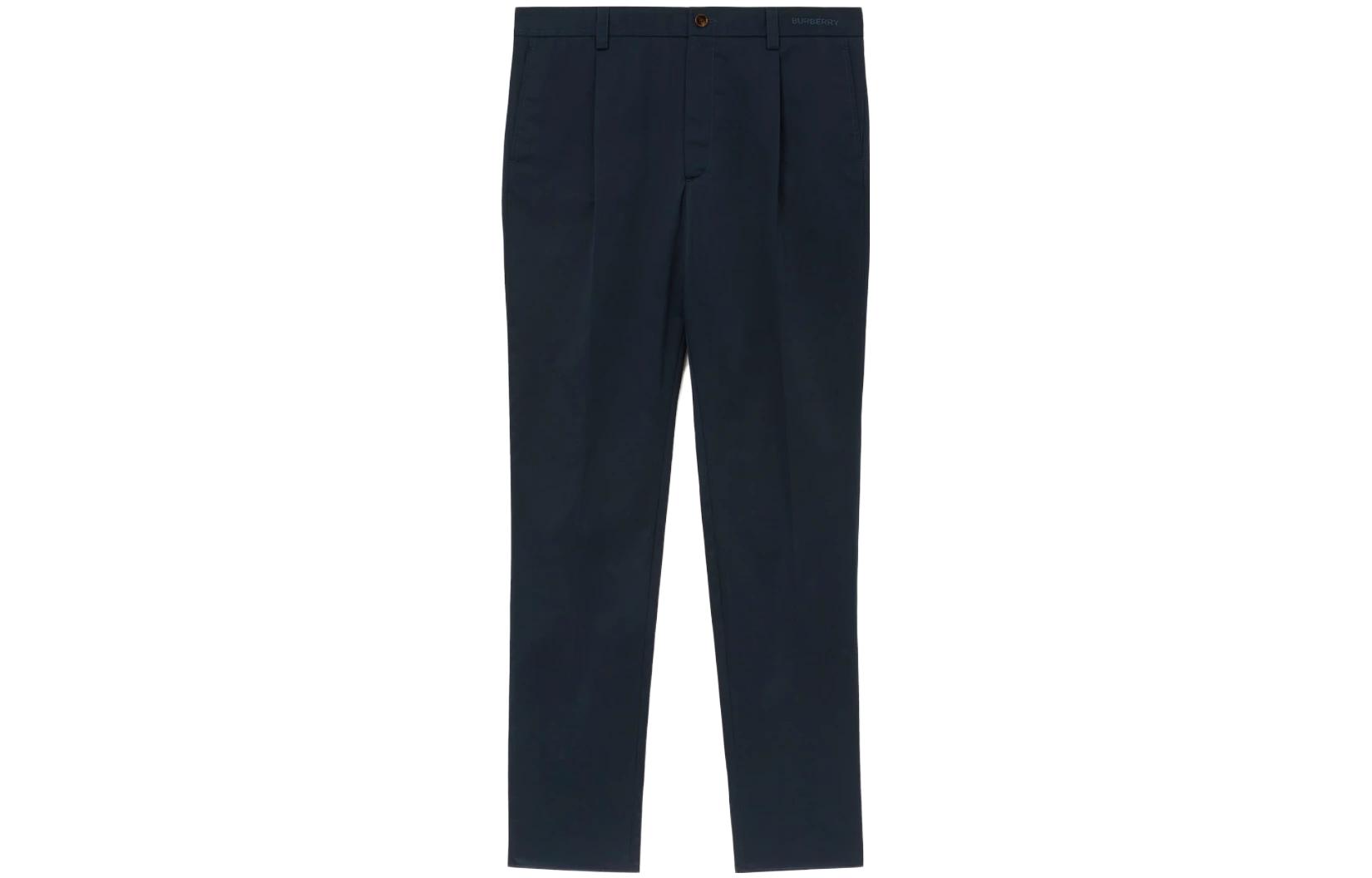 Burberry SS23  Logo Print Casual Pants - Blue. 80656781