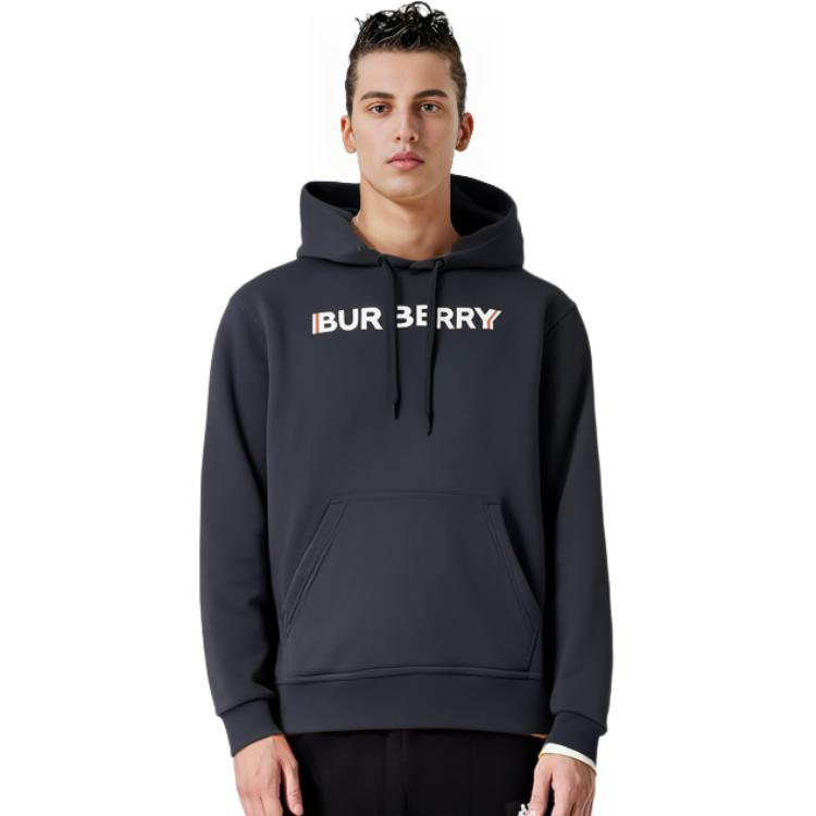Burberry SS23  Logo Print Pullover Hoodie Long-Sleeve Sweatshirt. 80529781 圖 7