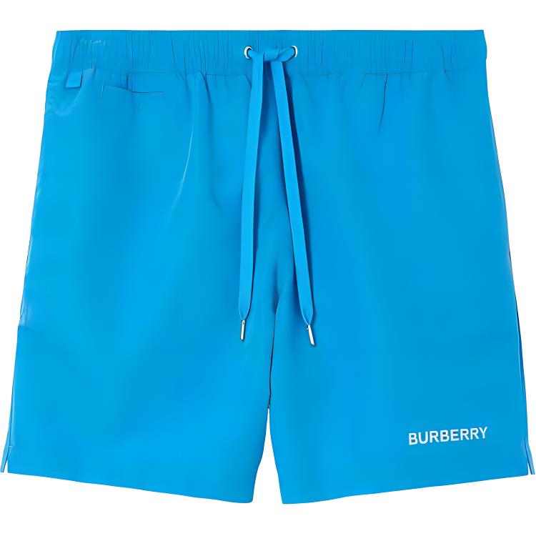 Burberry SS23  Logo Swim Shorts Vibrant Blue. 80655551