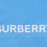 Lookbook Burberry Celana Renang Logo SS23 Biru Vibran. 80655551