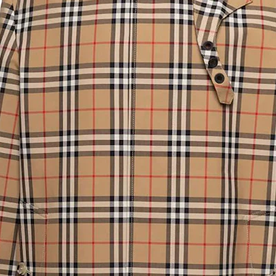 Burberry SS23 Long H-Line Trench Coat Brown Check Collar 80720171 Shop Burberry SS23 Long H-Line Trench Coat Brown Check Collar 80720171