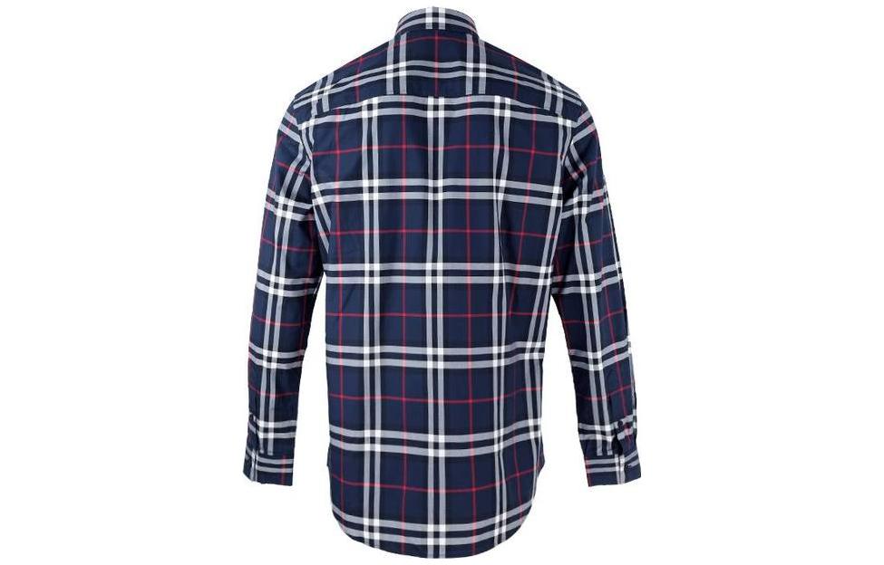 Burberry SS23  Long Sleeve Check Shirt Blue 80208651 圖 3