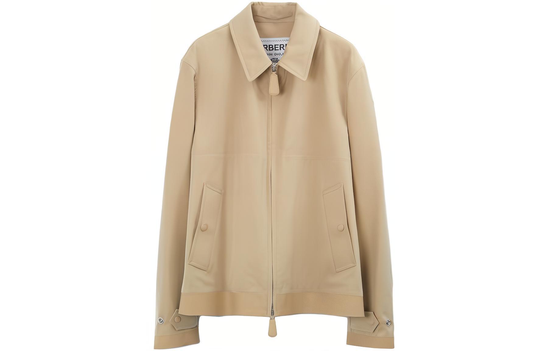 Burberry SS23  Modern Honey Solid Zip-Up Long Sleeve Jacket 80639521 圖 2