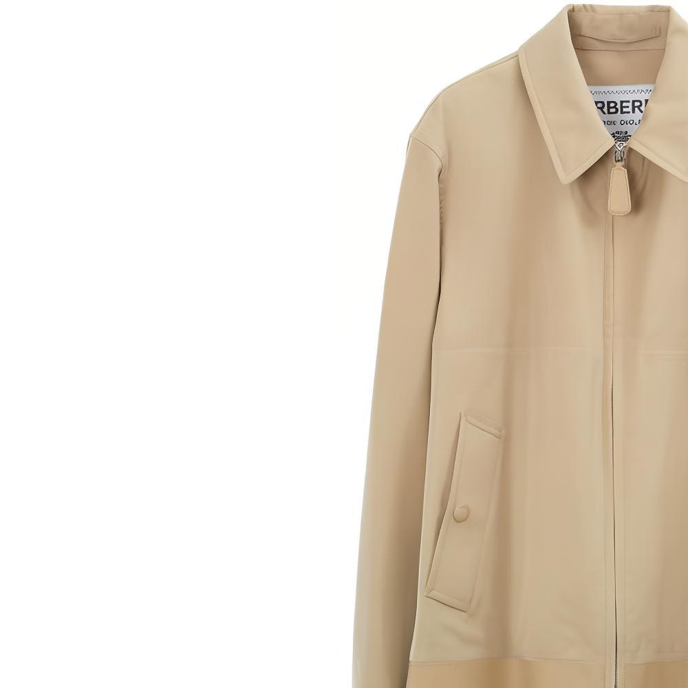 Burberry SS23  Modern Honey Solid Zip-Up Long Sleeve Jacket 80639521 圖 3