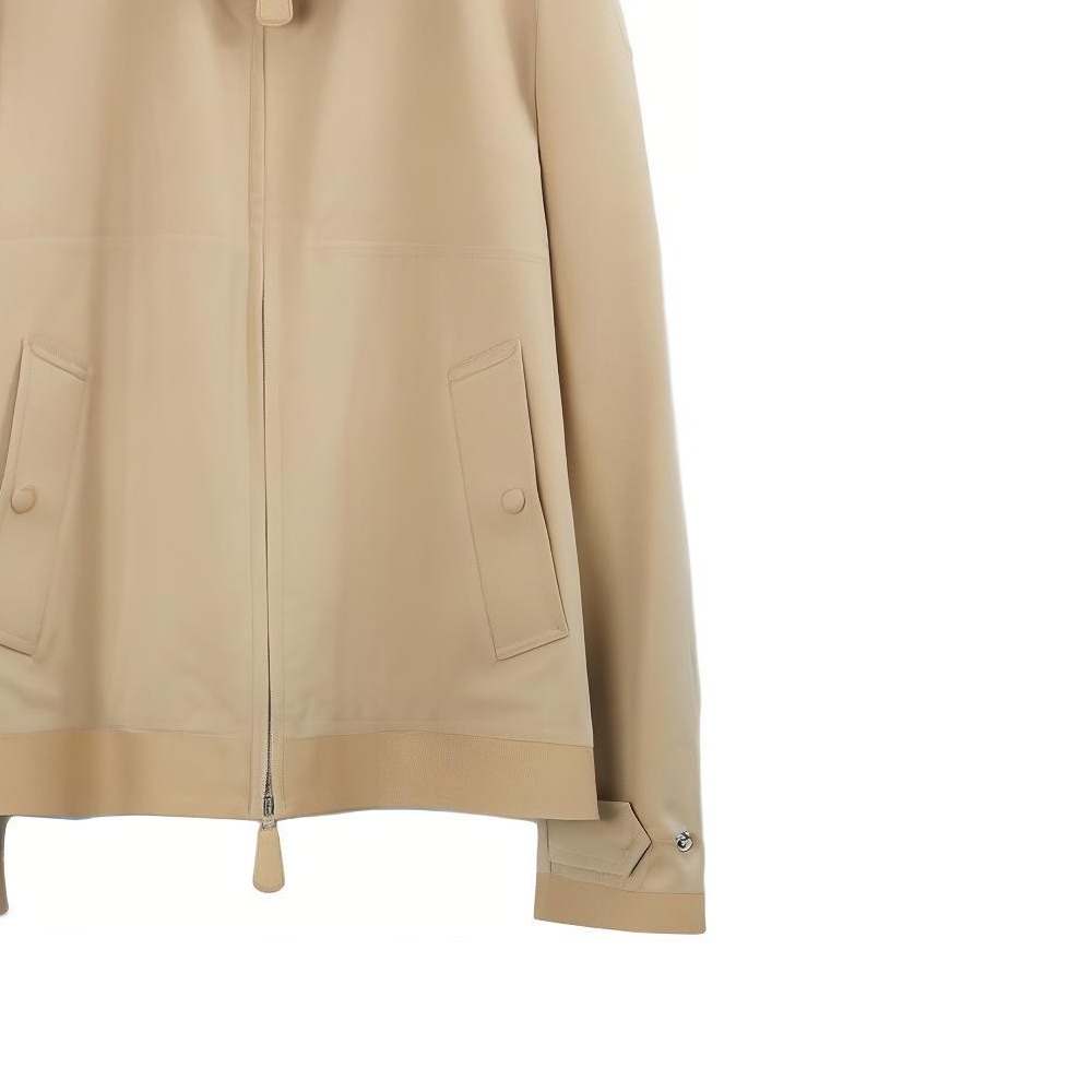 Burberry SS23  Modern Honey Solid Zip-Up Long Sleeve Jacket 80639521 圖 5