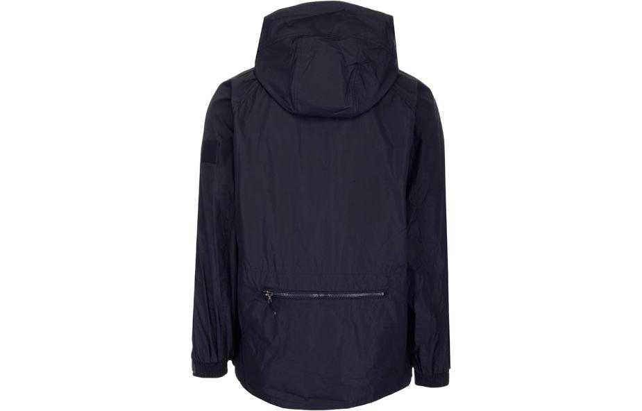 Lookbook Burberry SS23 Navy Blue Logo Zip-Up Hoodie Jaket 80510081