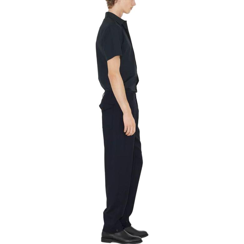 Burberry SS23  Navy Blue Single-Breasted Short-Sleeve Shirt 80718381 圖 5