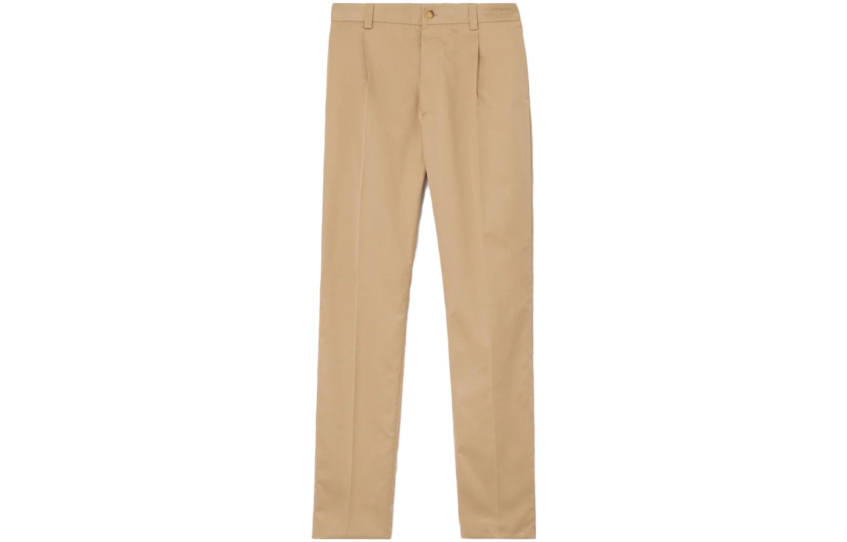 Burberry SS23  Pleated Straight-Leg Casual Pants in Archive Beige. 80656771 圖 2