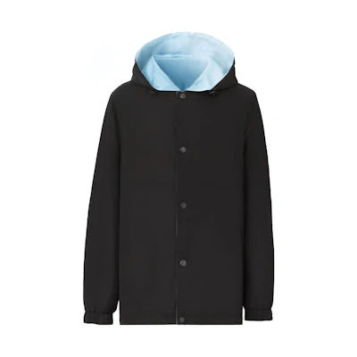 Burberry SS23 Reversible Logo Print Hooded Jacket - Black. 80576541