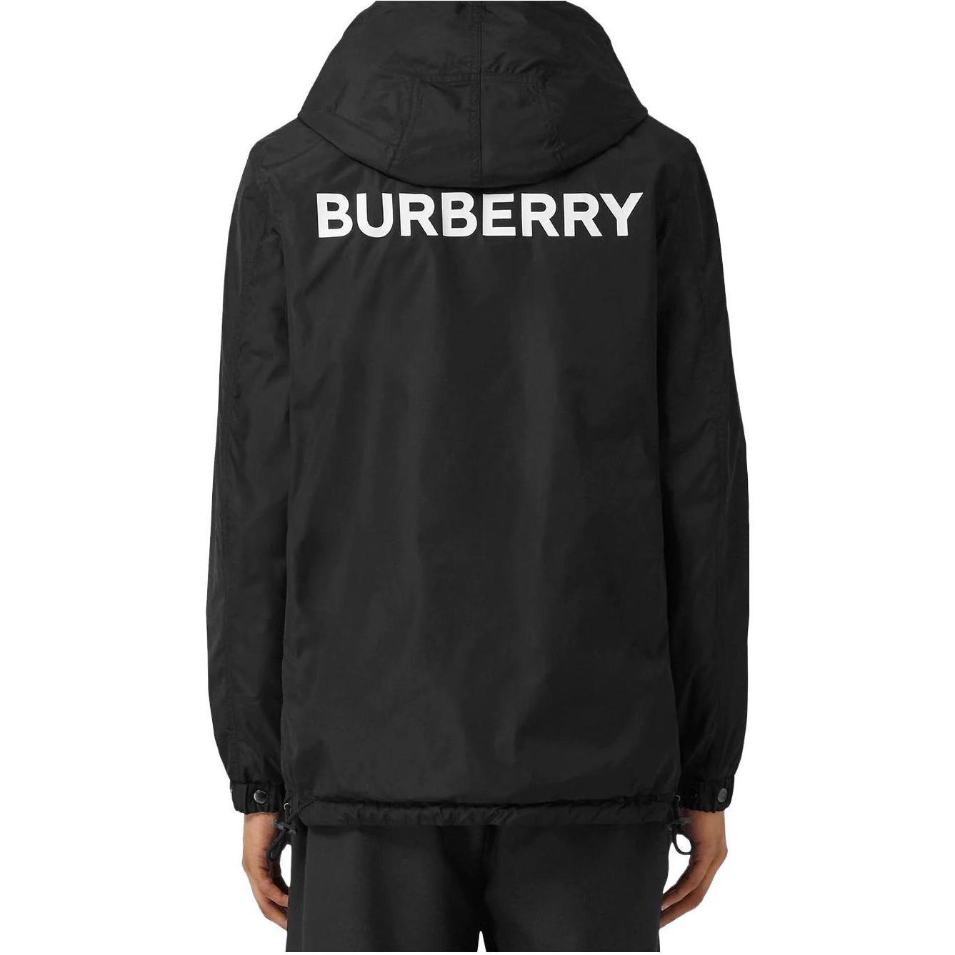Burberry SS23  Reversible Logo Print Hooded Jacket - Black. 80576541 圖 3