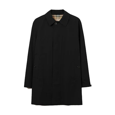 Burberry SS23 Solid Black Relaxed Fit Trench Coat. 80647251