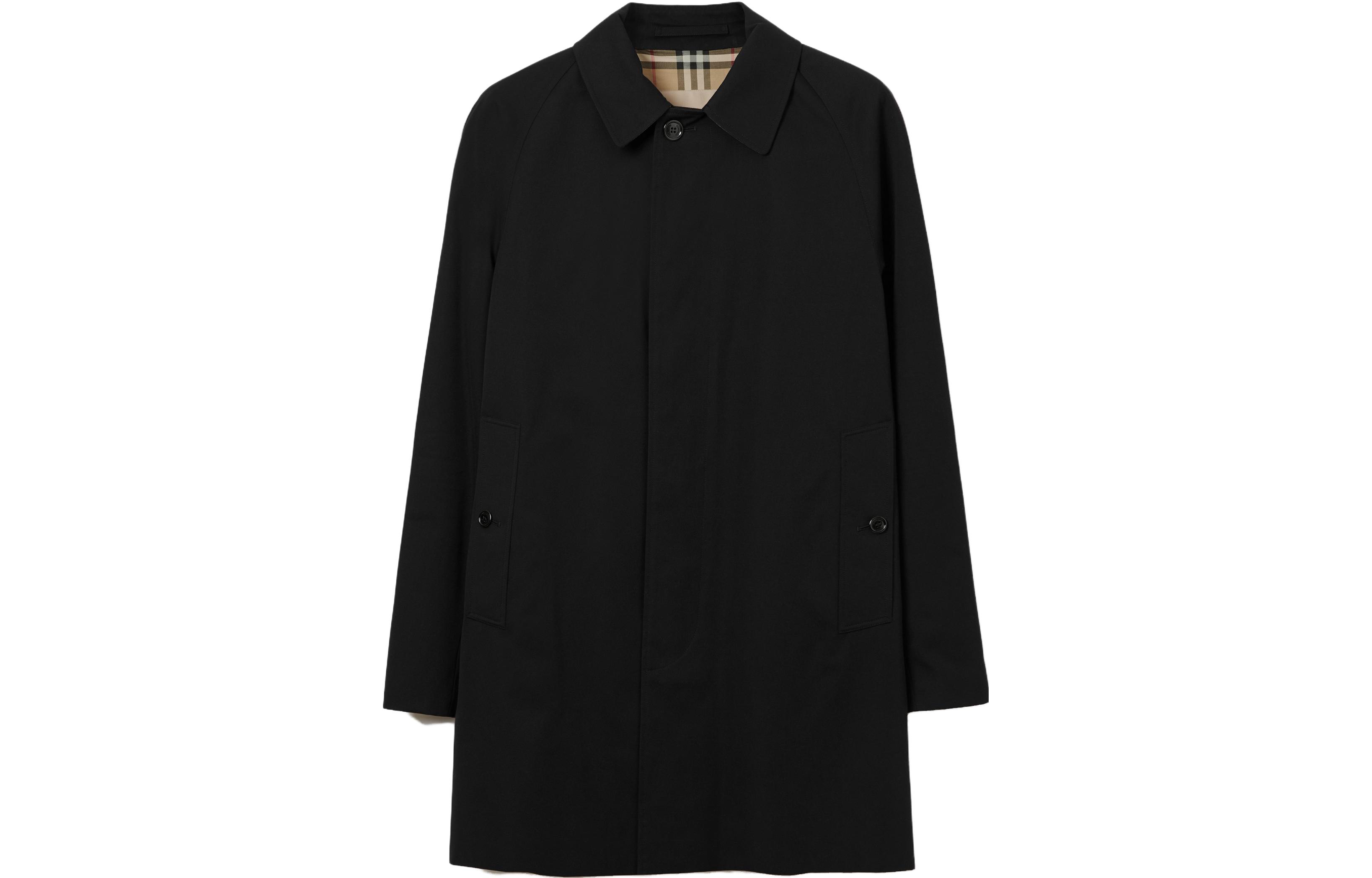 Order 博柏利 SS23 纯黑色宽松版型风衣外套 80647251