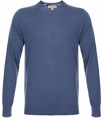 Burberry SS23 Baju Sejuk Jalinan Lengan Panjang Biru Padu 40228251 Buy Burberry SS23 Baju Sejuk Jalinan Lengan Panjang Biru Padu 40228251