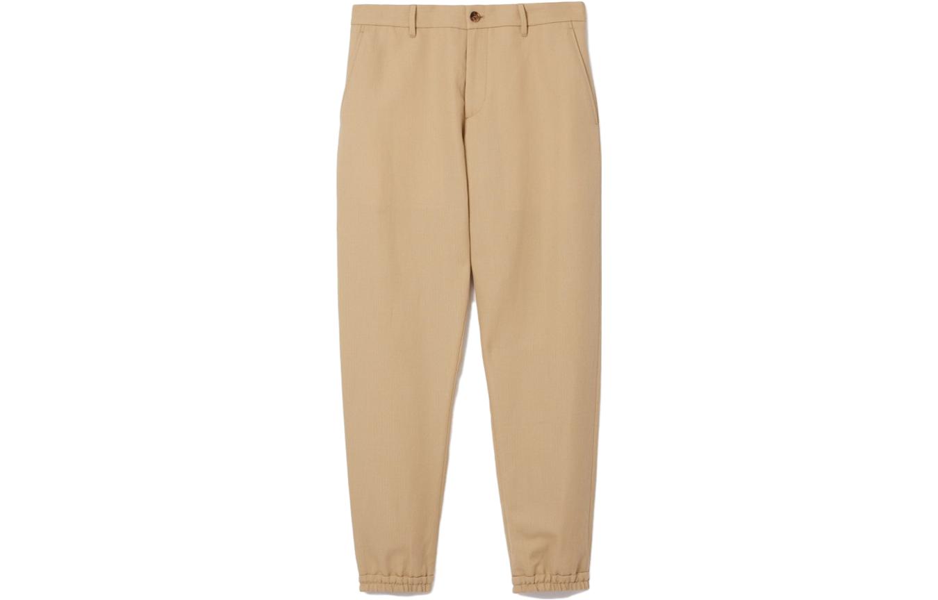 Burberry SS23  Solid Button Joggers in Soft Beige. 80656851