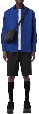 Burberry SS23 Solid Casual Single-Breasted Shirt Blue 80618161 Lookbook Burberry SS23 Solid Casual Single-Breasted Shirt Blue 80618161