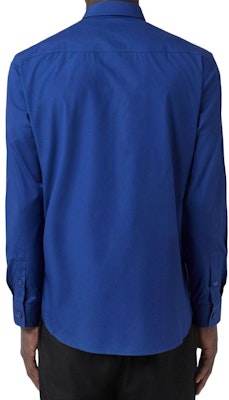 Burberry SS23 Solid Casual Single-Breasted Shirt Blue 80618161 Shop Burberry SS23 Solid Casual Single-Breasted Shirt Blue 80618161