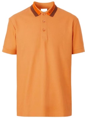 Burberry SS23 Solid Color Button Short Sleeve Polo Shirt Orange 80642041 Order Burberry SS23 Solid Color Button Short Sleeve Polo Shirt Orange 80642041