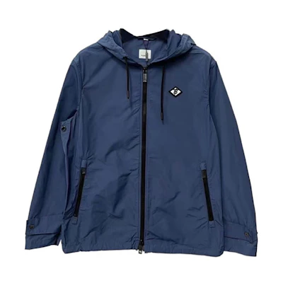 Burberry SS23 Solid Color Casual Sports Hoodie Jacket Blue 80469771