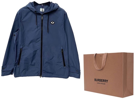 バーバリー SS23 ソリッドカラー カジュアル スポーツ フーディ ジャケット ブルー 80469771 Lookbook バーバリー SS23 ソリッドカラー カジュアル スポーツ フーディ ジャケット ブルー 80469771