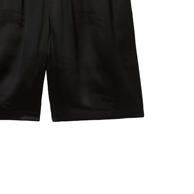 博柏利 SS23 纯色直筒休闲短裤 黑色 80717011 Sizing 博柏利 SS23 纯色直筒休闲短裤 黑色 80717011