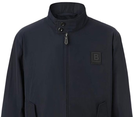 Burberry SS23 Solid Leather Logo Jacket in Peacock Blue. 80616531 Purchase Burberry SS23 Solid Leather Logo Jacket in Peacock Blue. 80616531