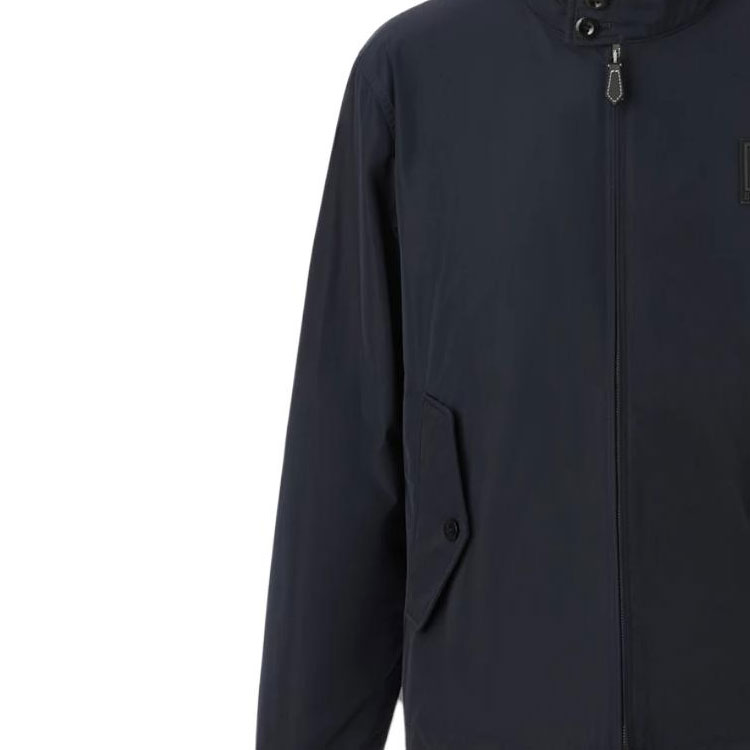 Sizing Burberry SS23  Solid Leather Logo Jacket in Peacock Blue. 80616531