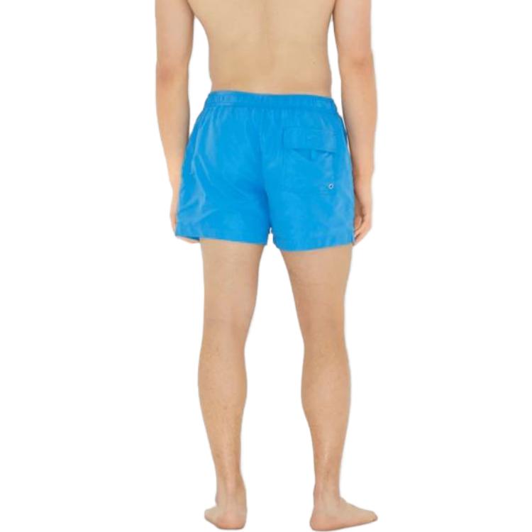 Shop 博柏利 SS23 刺绣徽标抽绳泳裤 蓝色 80712421