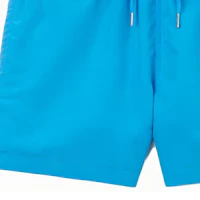Details for Burberry SS23 Shorts de Natación Azules con Logo Bordado y Cordón Ajustable 80712421