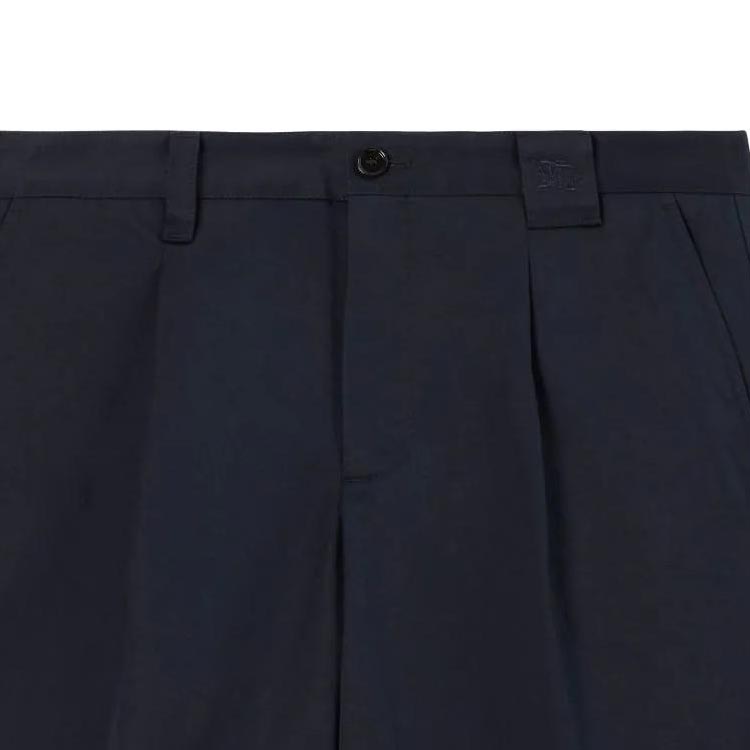 Burberry SS23  Solid Navy Straight-Leg Utility Shorts with Pockets. 8072941 圖 6