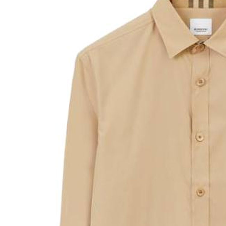 Purchase Camisa Burberry SS23 Stretch con Logo de Caballero Ecuestre en Camel. 80666221
