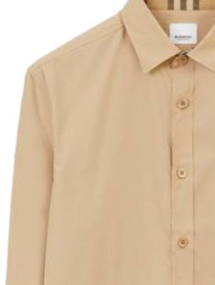 Camisa Burberry SS23 Stretch con Logo de Caballero Ecuestre en Camel. 80666221 Purchase Camisa Burberry SS23 Stretch con Logo de Caballero Ecuestre en Camel. 80666221