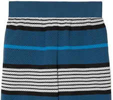 Details for Burberry SS23 條紋網眼休閒短褲 - 深海軍藍 80678861