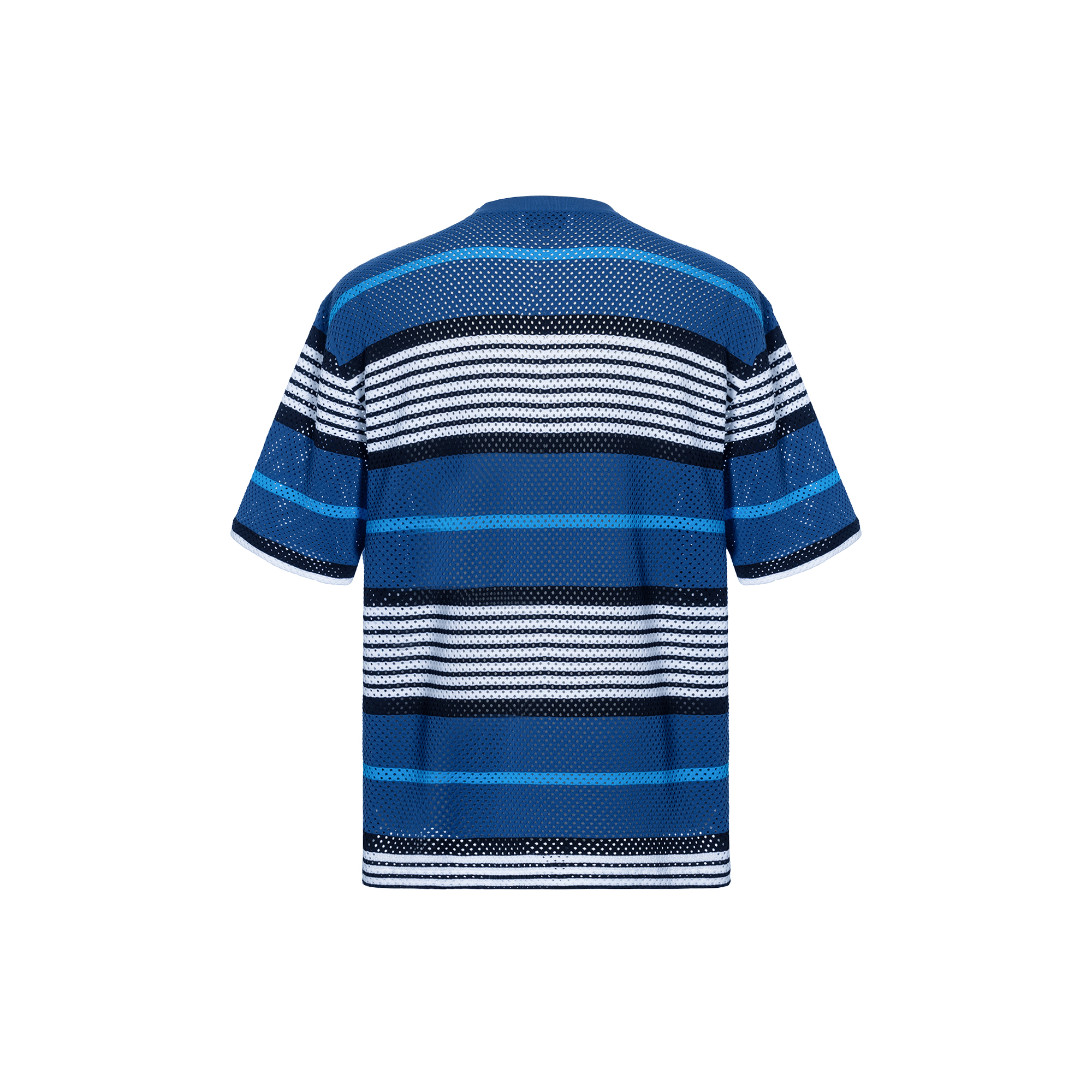Burberry SS23  Striped Print Crewneck Short Sleeve T-Shirt Blue 80678841 圖 3