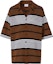 Order Burberry SS23 Striped Print Cuban Collar Short Sleeve Shirt Dark Birch Brown 80678831