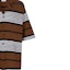 Sizing Burberry SS23 Striped Print Cuban Collar Short Sleeve Shirt Dark Birch Brown 80678831