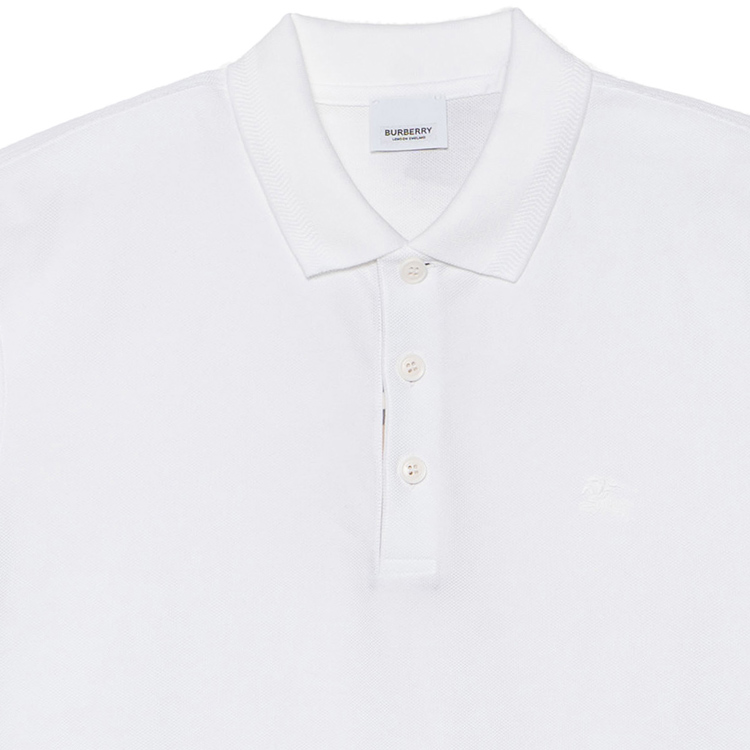 Sizing Burberry SS23  White Casual Plain Short Sleeve Polo Shirt. 80675831