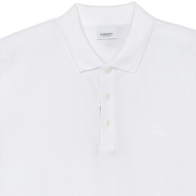 Burberry SS23 White Casual Plain Short Sleeve Polo Shirt. 80675831 Sizing Burberry SS23 White Casual Plain Short Sleeve Polo Shirt. 80675831