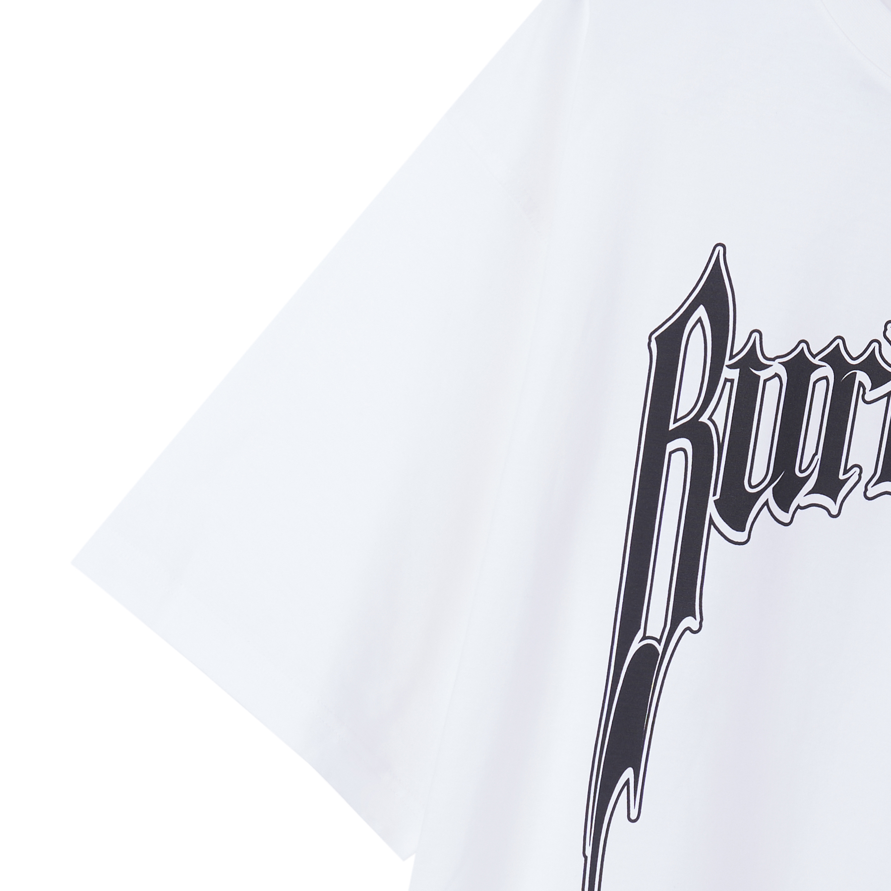 Sizing Burberry SS23  White Cotton Crewneck T-Shirt with Letter Print. 80701351