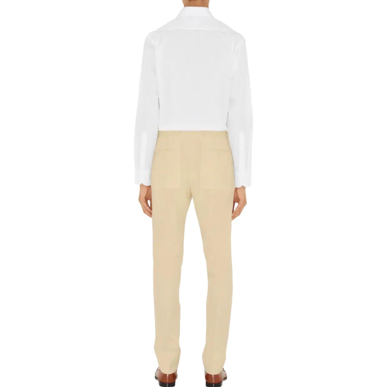 Burberry SS23  White Cotton Single-Breasted Shirt 80659761 圖 4