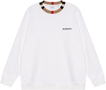 Burberry SS23 白色長袖圓領印花標誌衛衣 80695311 Order Burberry SS23 白色長袖圓領印花標誌衛衣 80695311