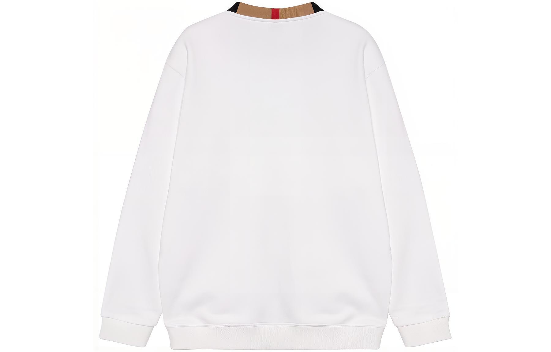 Lookbook Burberry SS23 白色長袖圓領印花標誌衛衣 80695311