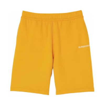 Burberry SS23 Yellow Elastic Waist Letter Print Casual Shorts. 80654411