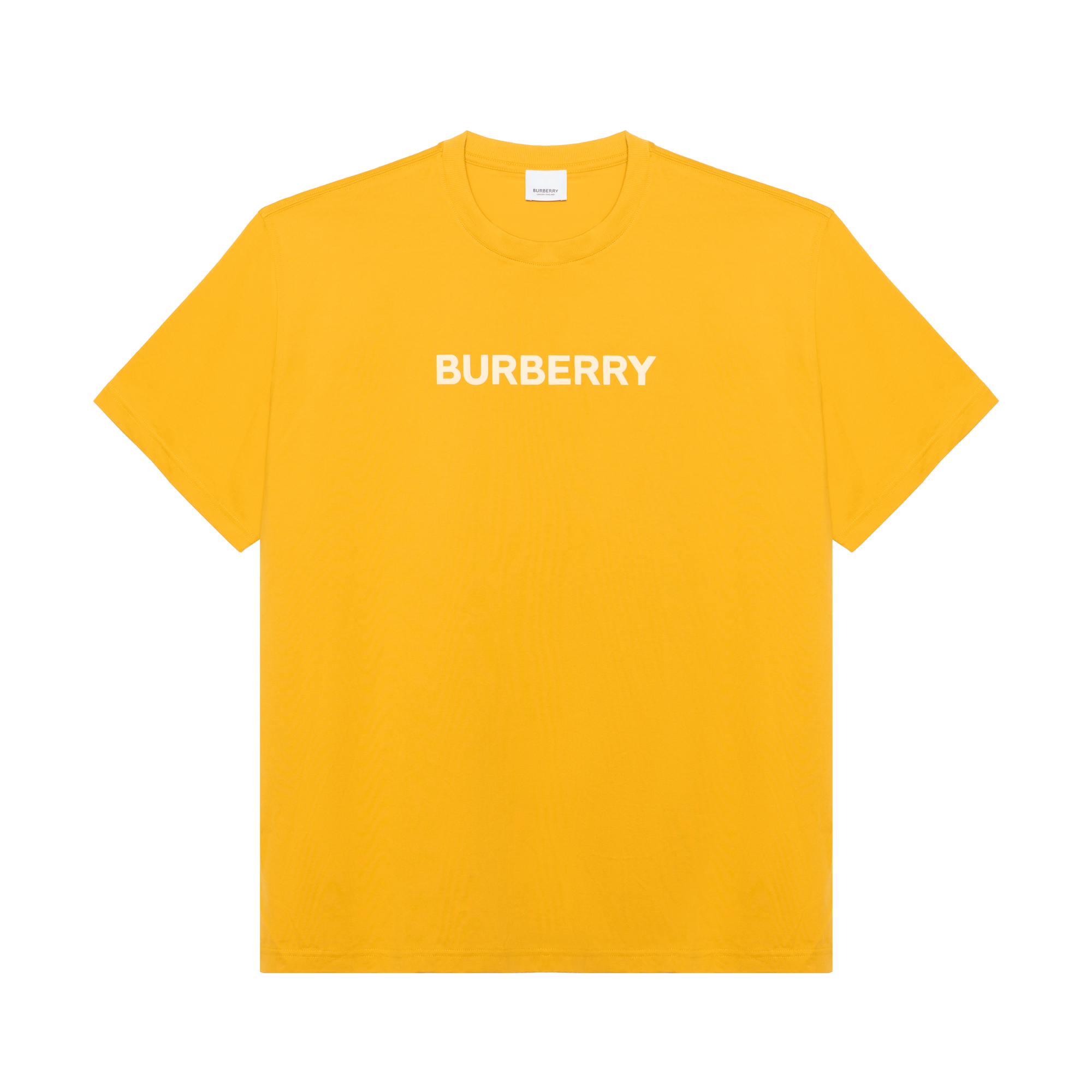 Burberry SS23  Yellow Letter Logo Print Loose Fit T-Shirt. 80653961