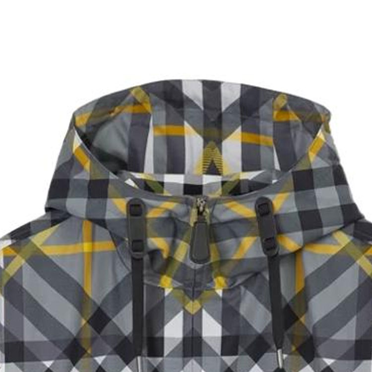 Purchase Burberry SS23 All-Over Check Hooded Casual Jacket Men’s Grey 80635011