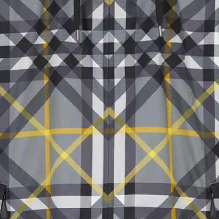 Sizing Burberry SS23 All-Over Check Hooded Casual Jacket Men’s Grey 80635011