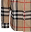Cheap Burberry SS23 米色格紋領長袖扣襯衫 80648811