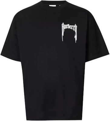 Burberry SS23 Black Logo Print Crewneck Short Sleeve T-Shirt for Men 80701321 Order Burberry SS23 Black Logo Print Crewneck Short Sleeve T-Shirt for Men 80701321