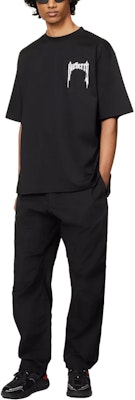 Burberry SS23 Black Logo Print Crewneck Short Sleeve T-Shirt for Men 80701321 Purchase Burberry SS23 Black Logo Print Crewneck Short Sleeve T-Shirt for Men 80701321